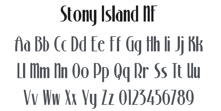 Stony Island NF Font