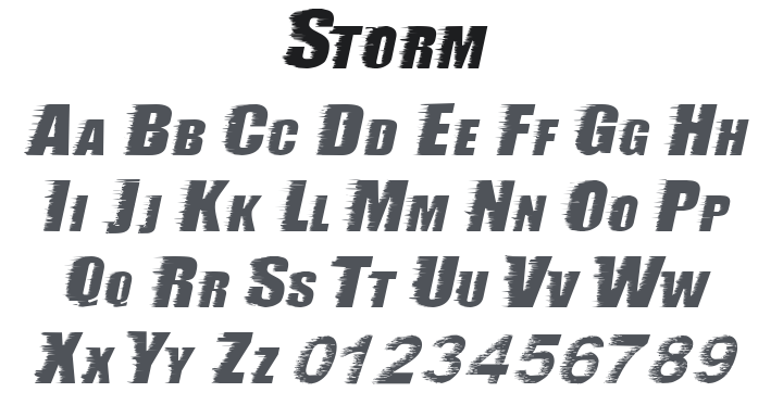 Storm Font