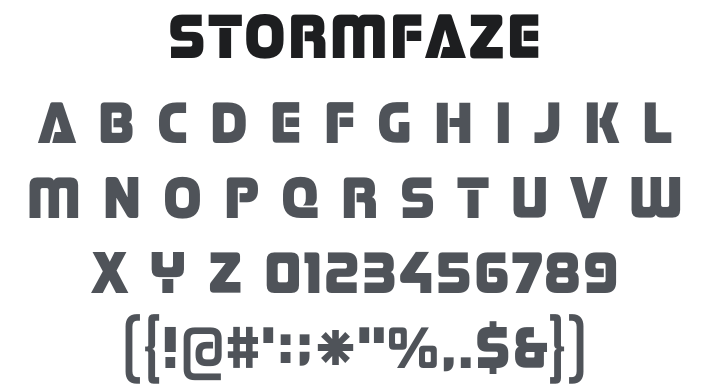 Stormfaze Font
