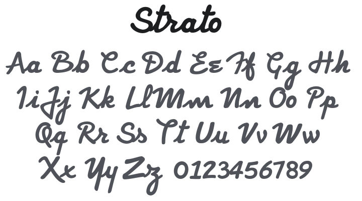 Strato Font Family