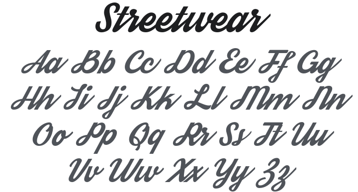 Streetwear Font