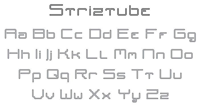 Striztube Font