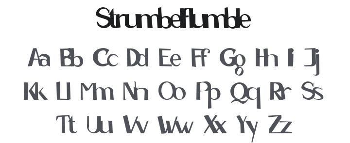 Strumbelflumble Font