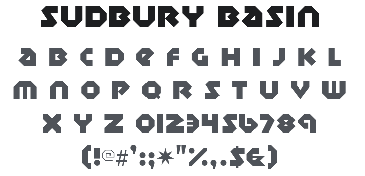 Sudbury Basin Font Family