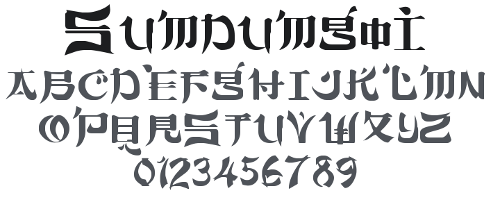 Sumdumgoi Font