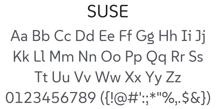 SUSE Font Family