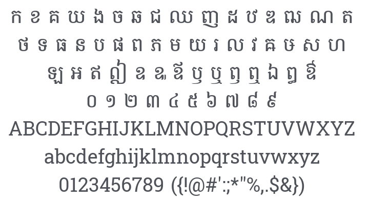 Suwannaphum Font Family