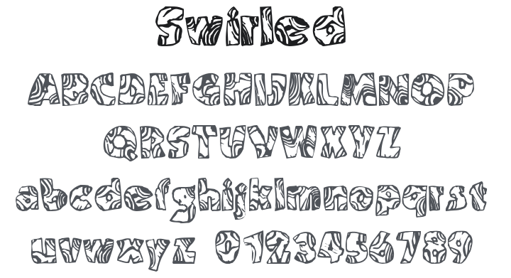 Swirled Font