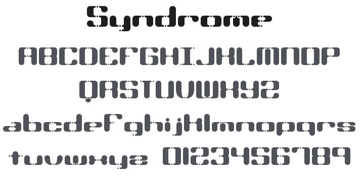 Syndrome Font