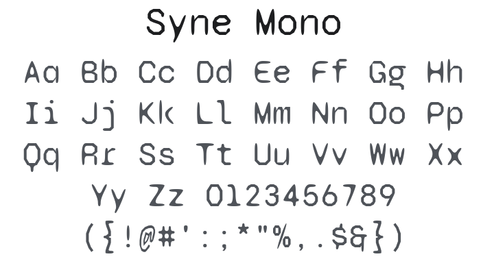 Syne Mono Font