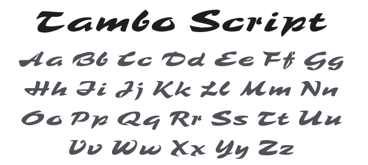 Tambo Font