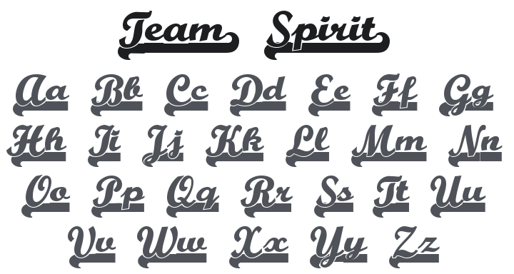 Team Spirit Font