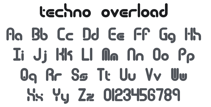 Techno Overload Font