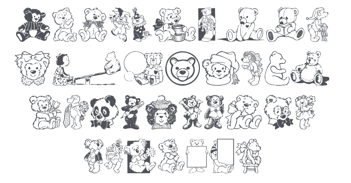 Teddybers Too Font