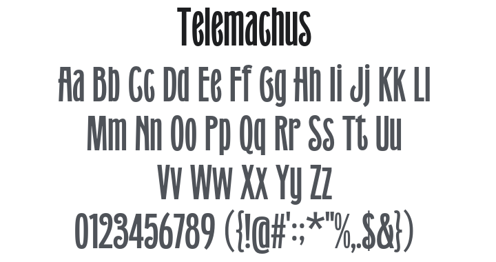 Telemachus Font Family
