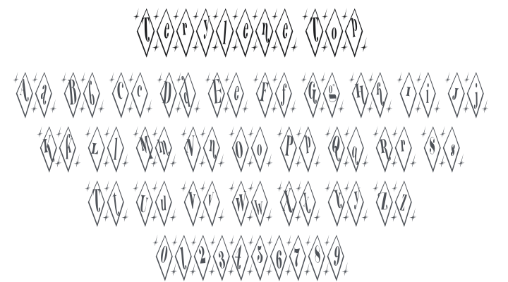 Terylene Top Font