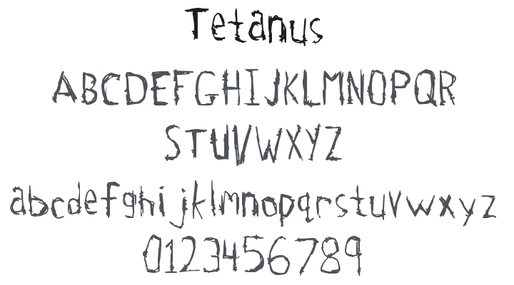 Tetanus Font