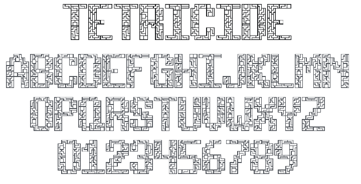 Tetricide Font
