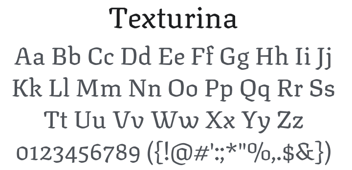 Texturina Font Family