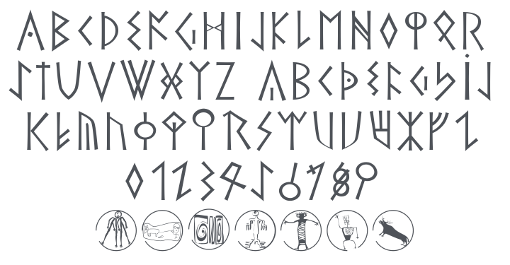 The Roman Runes Alliance Font
