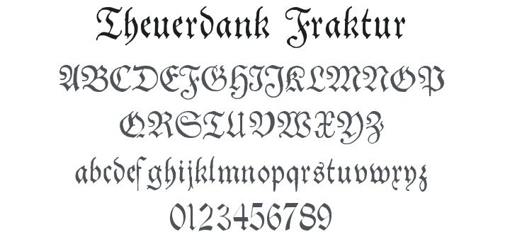 Theuerdank Fraktur Font