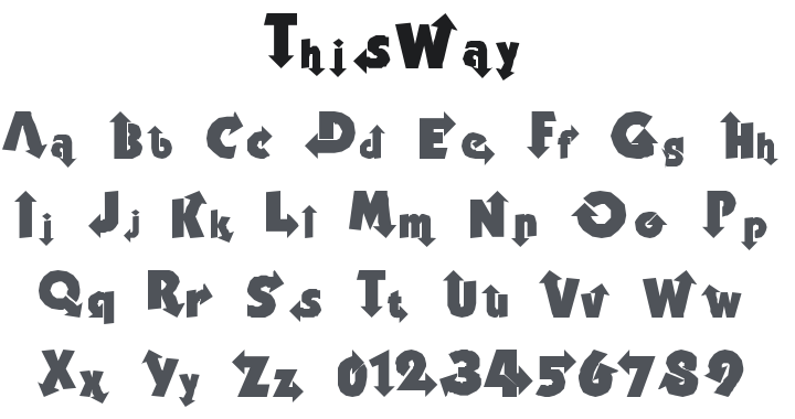 This Way Font