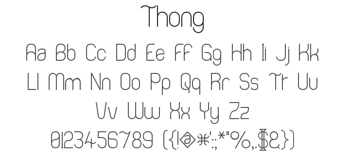 Thong Font