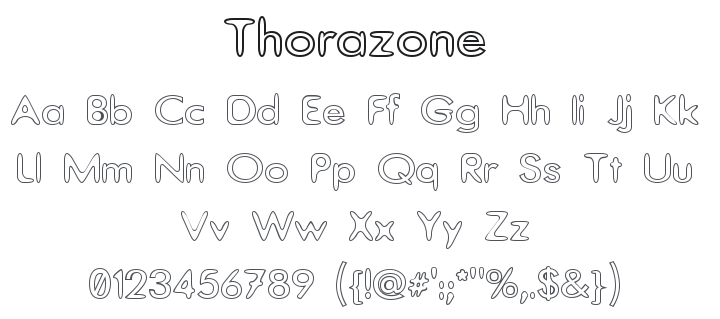 Thorazone Font Family