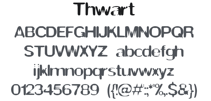 Thwart Font