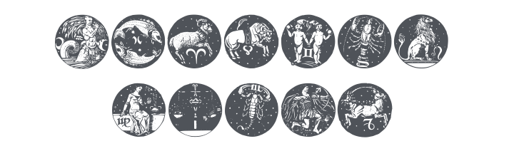 Tierkreis 5 Font