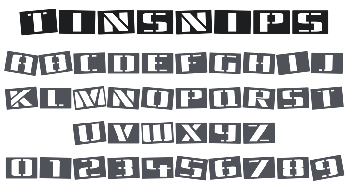 Tinsnips Font