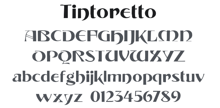 Tintoretto Font