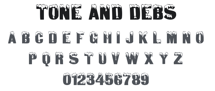Tone And Debs Font