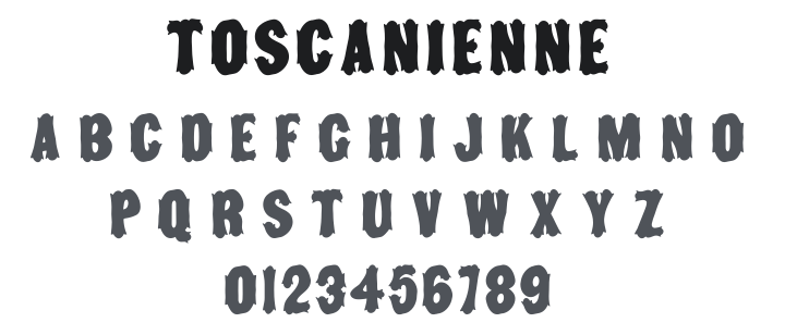 Toscanienne Font