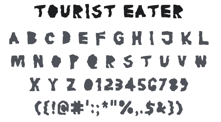 Tourist Eater Font