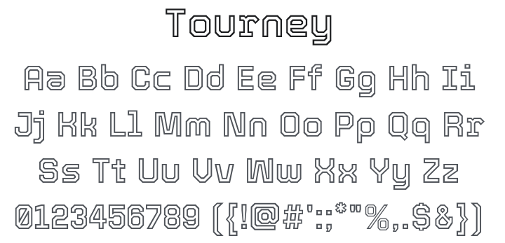 Tourney Font Family