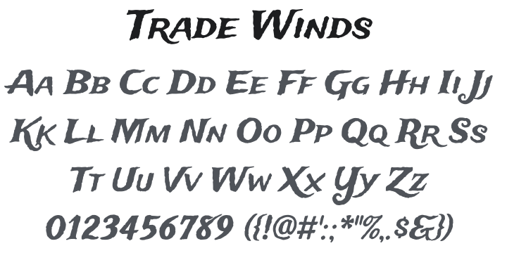 Trade Winds Font