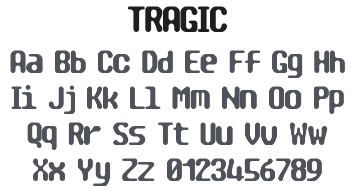 Tragic Font