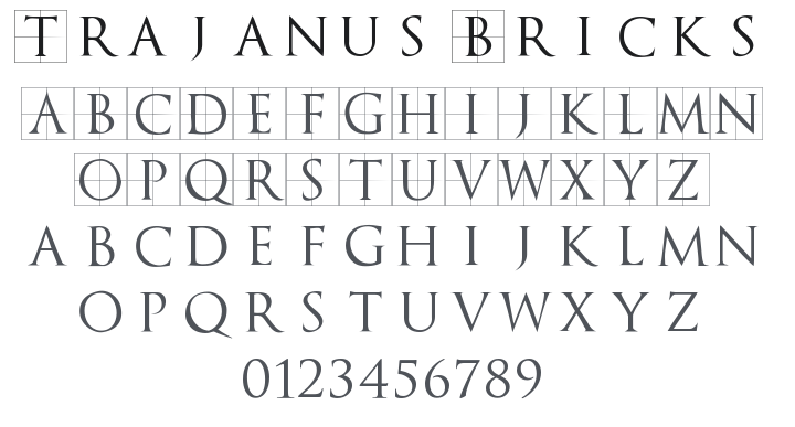 Trajanus Bricks Font Family