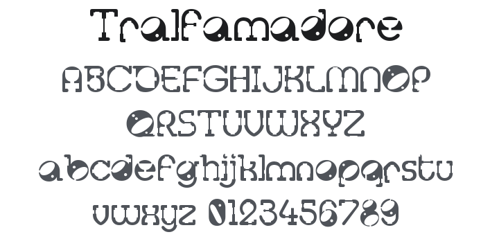 Tralfamadore Font