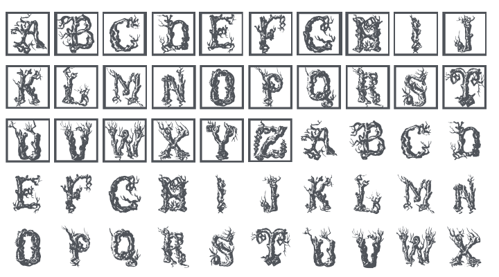 Tree Like Font
