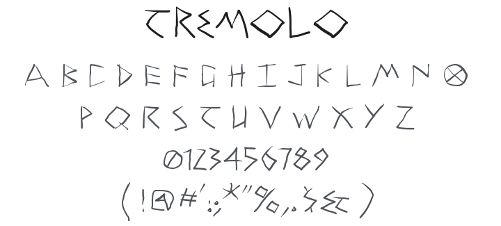 Tremolo Font Family