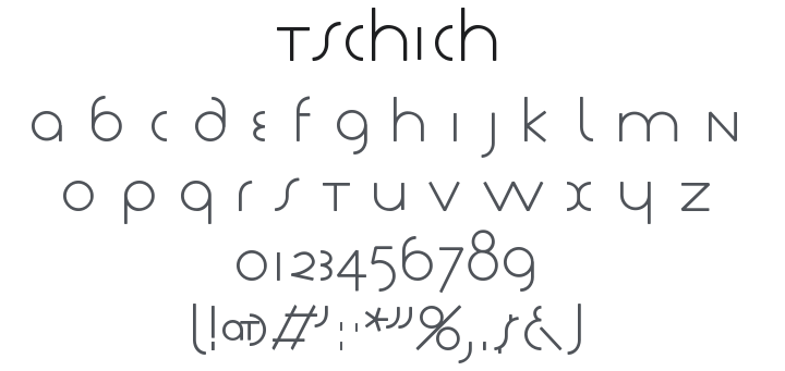 Tschich Font Family