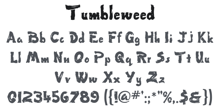 Tumbleweed Font