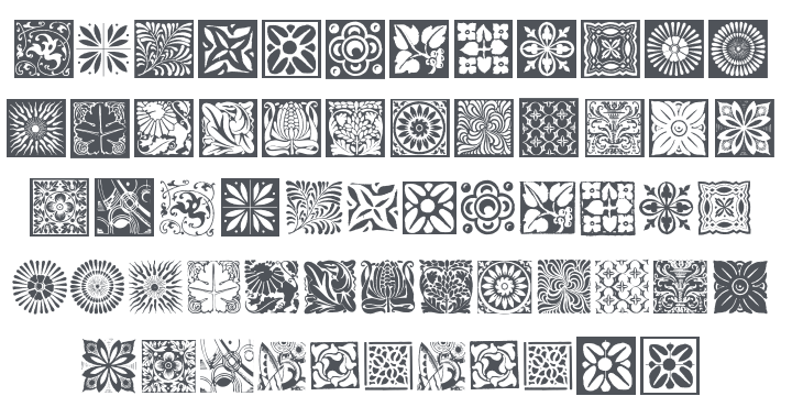 Typo Backgrounds Font