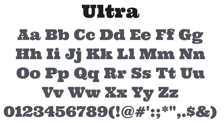 Ultra Font