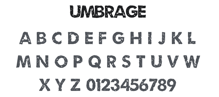 Umbrage Font