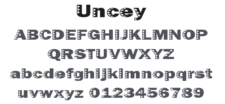 Uncey Font