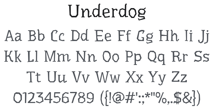 Underdog Font