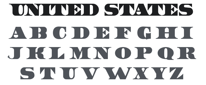 United States Font